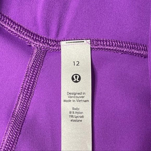 Lululemon Align High Rise Pants with Pockets Moonlit Magenta Leggings 12 Nwt - Picture 11 of 11